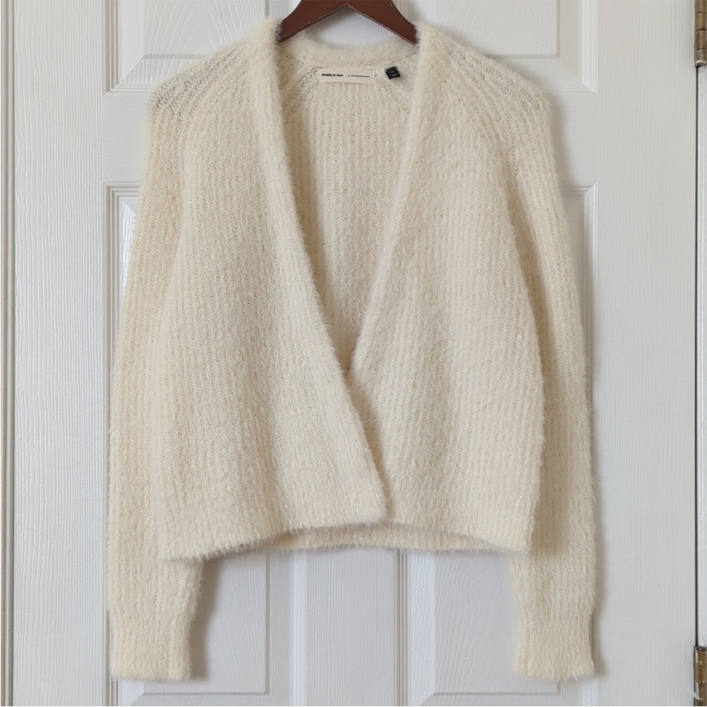 NWT Sleeping on Snow by Anthropologie Cream Women's LS Cardigan